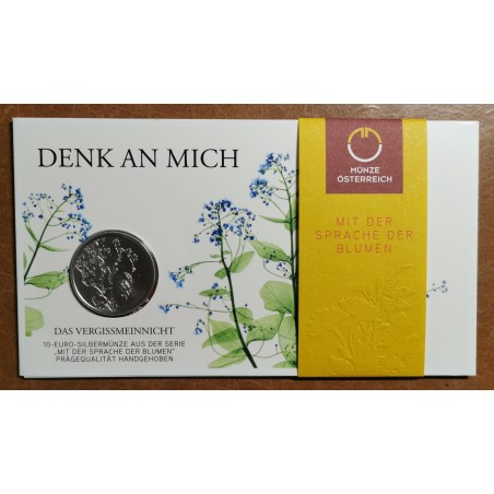 Euromince mince 10 Euro Rakúsko 2023 - Nezábudka (BU)