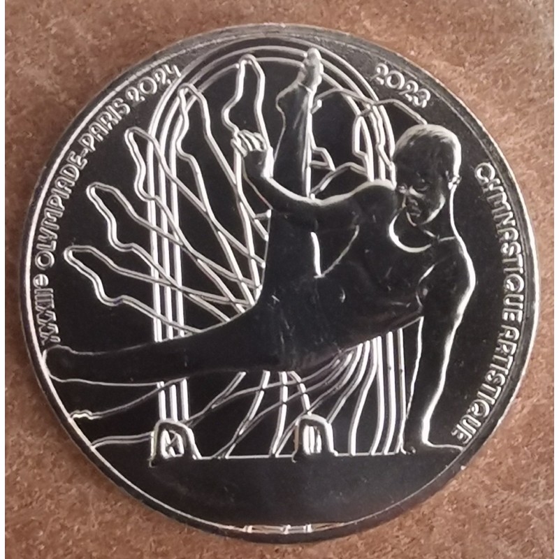Euromince mince 1/4 Euro Francúzsko 2023 - OH 2024 - Gymnastika (UNC)