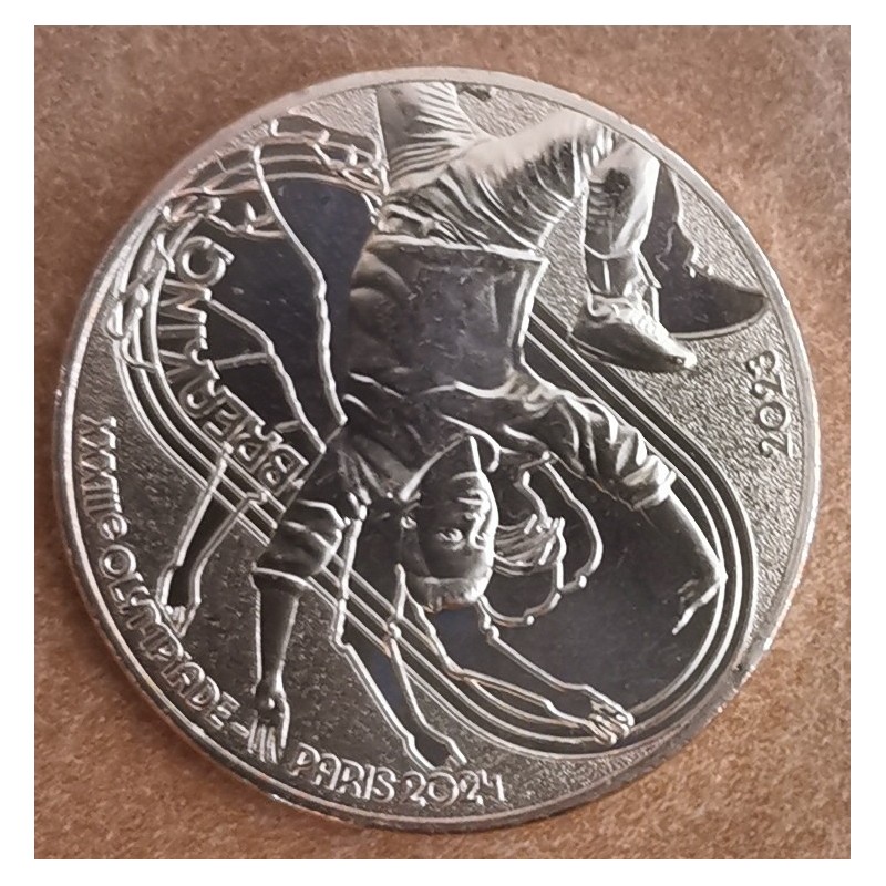 euroerme érme 1/4 Euro Franciaország 2023 - A 2024-es olimpia: Brea...