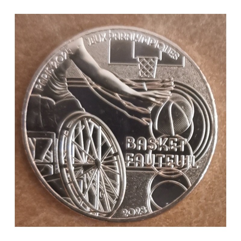 Euromince mince 1/4 Euro Francúzsko 2023 - OH 2024 - Basketbal na i...