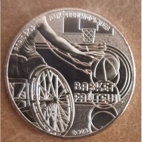 Euromince mince 1/4 Euro Francúzsko 2023 - OH 2024 - Basketbal na i...