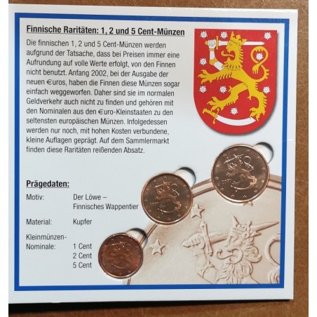 Euromince mince Fínsko 2007 minisada 3 euromincí (UNC)