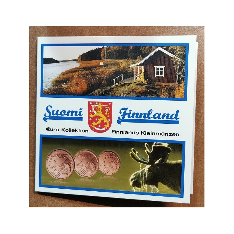 euroerme érme Finnország 2007 - 3 részes forgalmi sor (UNC)