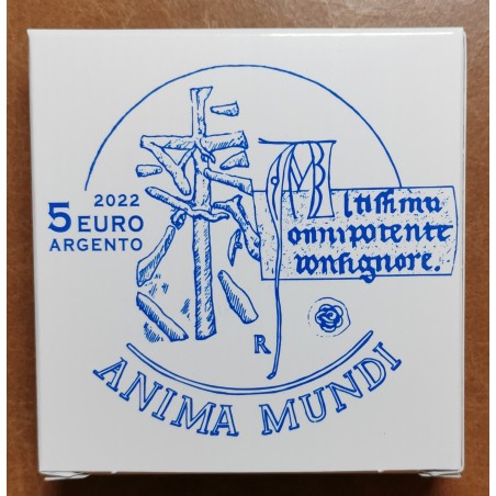Euromince mince 5 Euro Vatikán 2022 - Laudato Si (Proof)