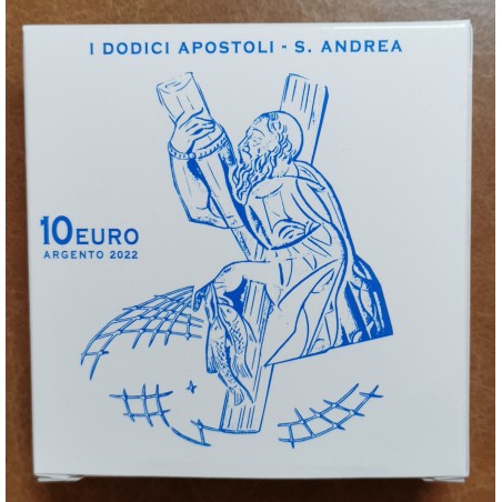 euroerme érme 10 Euro Vatikán 2022 - Szent András (Proof)