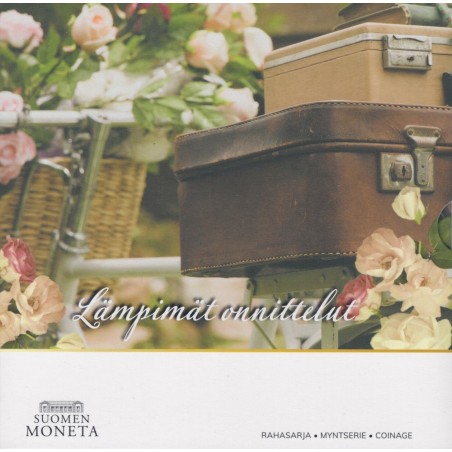 Euromince mince Fínsko 2023 sada 8 euromincí - Gratulácia (BU)