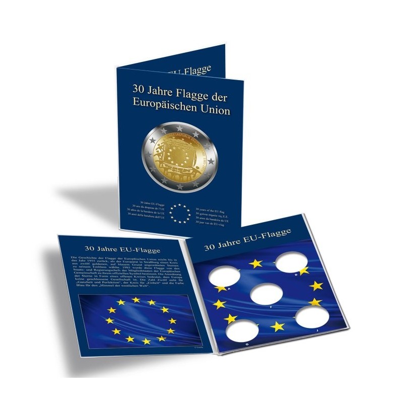 eurocoin eurocoins Card for 5 German 2 Euro coins - 30 years of EU ...