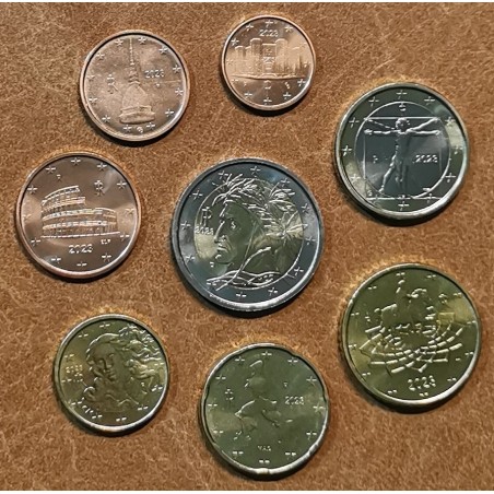 Euromince mince Taliansko 2023 sada 8 mincí (UNC)