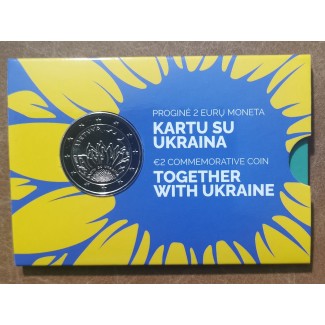 2 Euro Litva 2023 - Together for Ukraine (UNC)