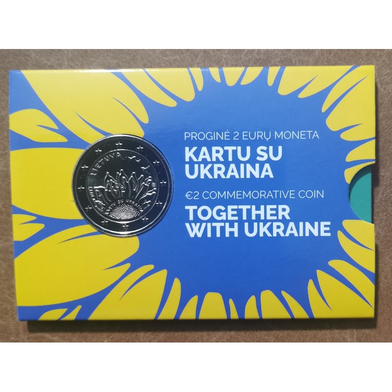 eurocoin eurocoins 2 Euro Litva 2023 - Together for Ukraine (BU)