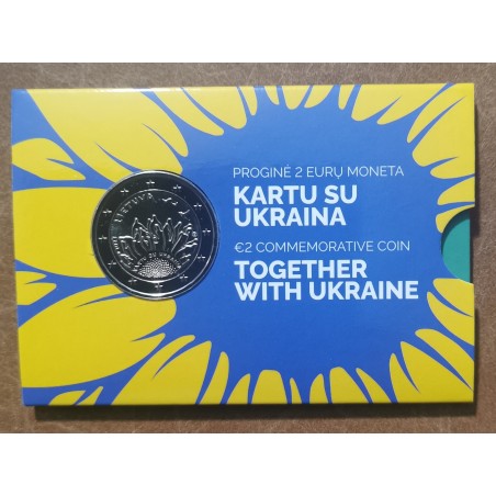 eurocoin eurocoins 2 Euro Litva 2023 - Together for Ukraine (BU)