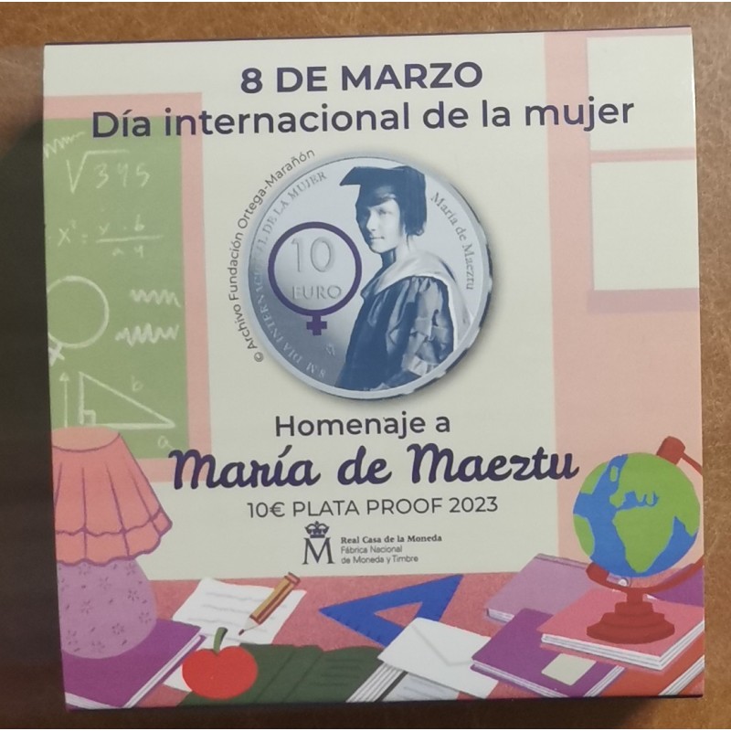 eurocoin eurocoins 10 Euro Spain 2023 - International women's day (...