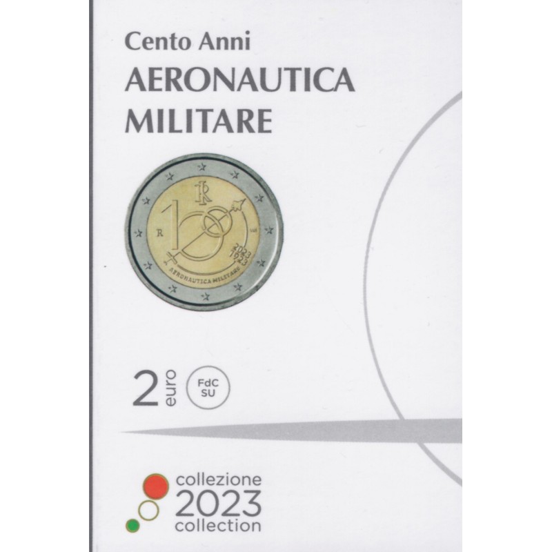 Euromince mince 2 Euro Taliansko 2023 - Talianske vzdušné sily (BU)