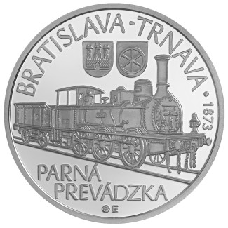 Euromince mince 10 Euro Slovensko 2023 - Parná prevádzka na trati B...