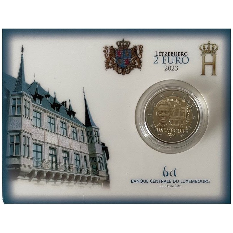 eurocoin eurocoins 2 Euro Luxembourg 2023 - 175th anniversary of th...