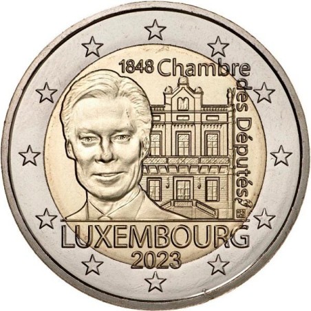 Euromince mince 2 Euro Luxembursko 2023 - 175. výročie vzniku Posla...