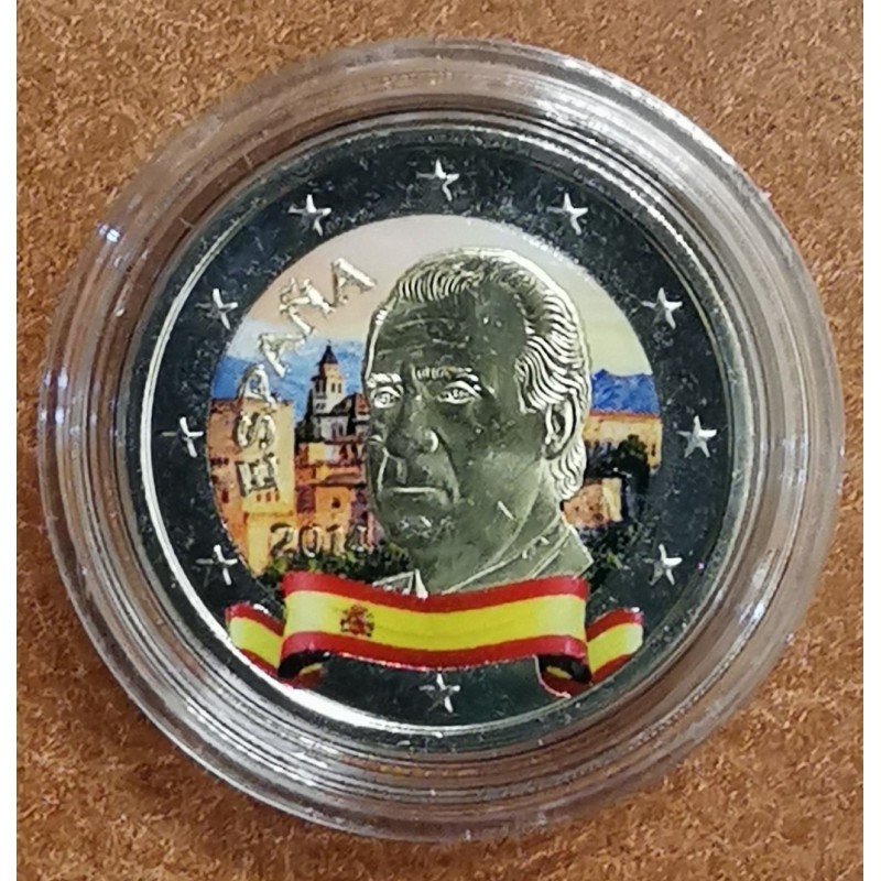 Euromince mince 2 Euro Španielsko 2014 (farebná UNC)