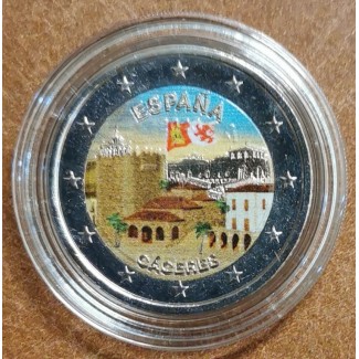 euroerme érme 2 Euro Spanyolország 2023 - Caceres IV. (színezett UNC)