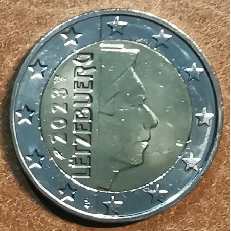 Euromince mince 2 Euro Luxembursko 2023 značka \\"Havran\\" (UNC)