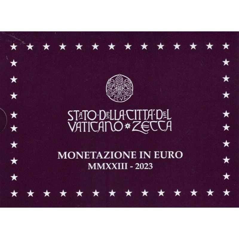 eurocoin eurocoins Vatican 2023 official set + 20 Euro Ag coin (Proof)
