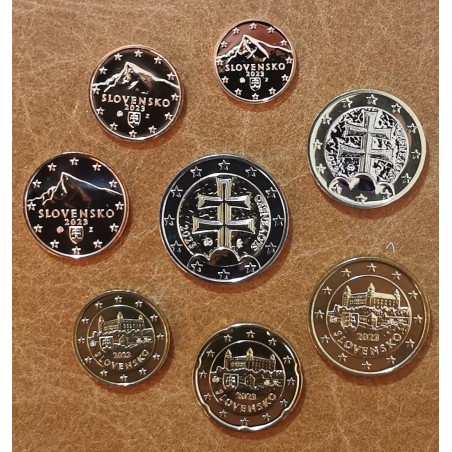 eurocoin eurocoins Slovakia 2023 set of 8 eurocoins (UNC)