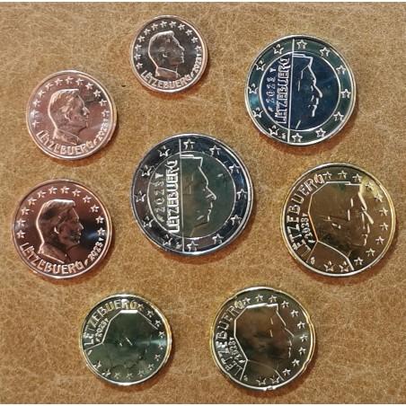 eurocoin eurocoins Luxembourg 2023 set of 8 coins with Raven mintma...