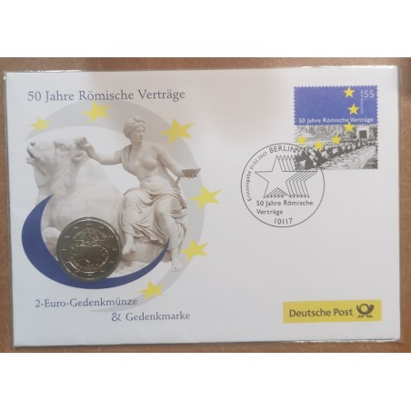 euroerme érme 2 Euro Németország 2007 \\"G\\" 50 éves a Római szerz...