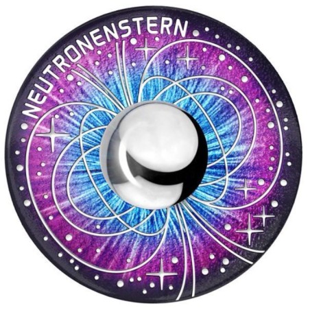 euroerme érme 20 Euro Ausztria 2023 - A neutroncsillag (Proof)