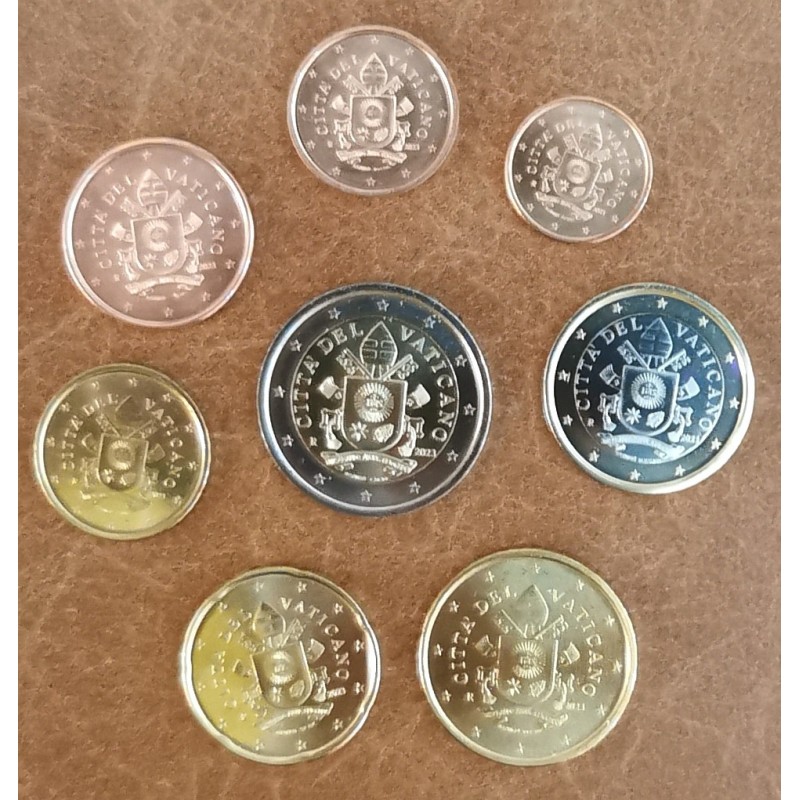 eurocoin eurocoins Vatican 2023 set of 8 coins (UNC)