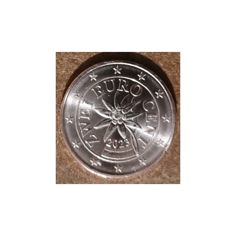 Euromince mince 2 cent Rakúsko 2023 (UNC)