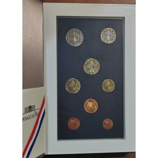 euroerme érme Franciaország 2000 - 8 részes forgalmi sor (Proof)