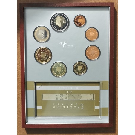 Euromince mince Sada 8 mincí Holandsko 2001 (Proof)