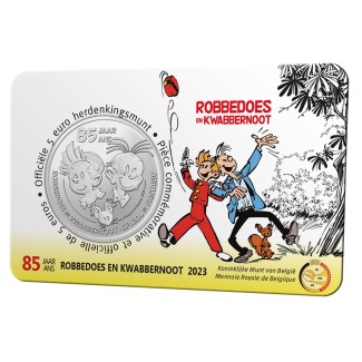 5 Euro Belgium 2023 Robbedoes (BU card)