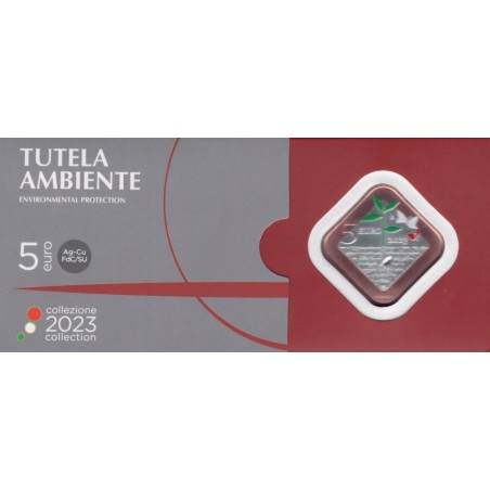 eurocoin eurocoins 5 Euro Italy 2023 - Environmental Protection (BU)