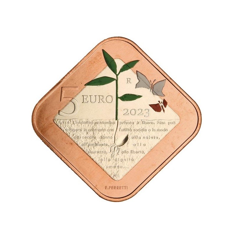 eurocoin eurocoins 5 Euro Italy 2023 - Environmental Protection (BU)