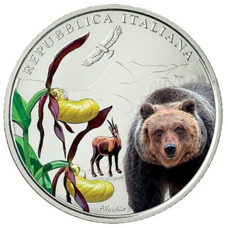 Euromince mince 5 Euro Taliansko 2023 - Abruzzo národný park (BU)