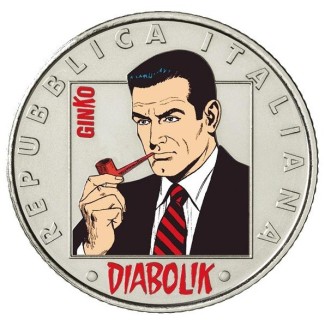Euromince mince 5 Euro Taliansko 2023 - Diabolik - Ginko (BU)