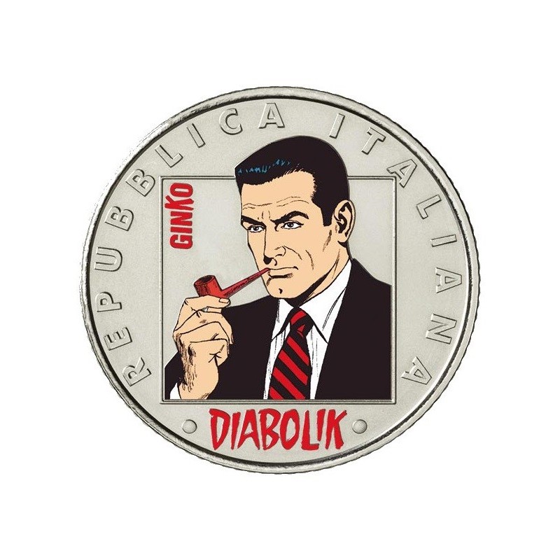 euroerme érme 5 Euro Olaszország 2023 - Diabolik - Ginko (BU)