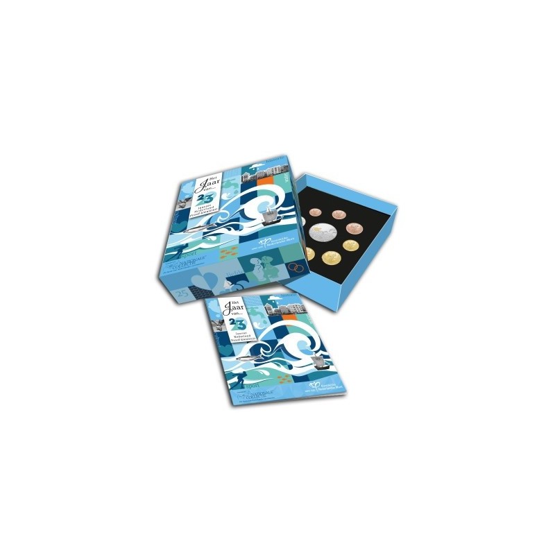 eurocoin eurocoins Netherlands 2023 set of 8 coins - Water (Proof)