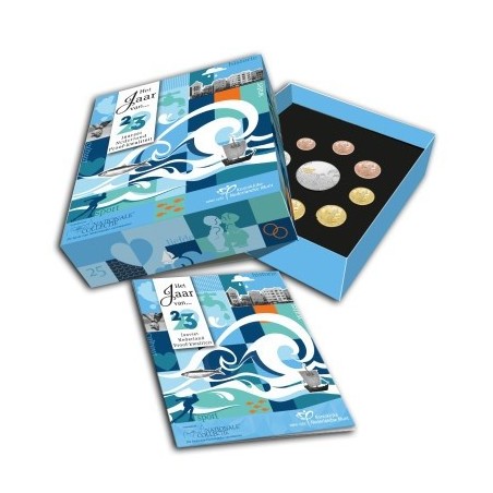 eurocoin eurocoins Netherlands 2023 set of 8 coins - Water (Proof)