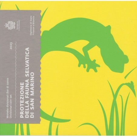 Euromince mince San Marino 2023 sada s novým motívom s 5 Euro Ag mi...