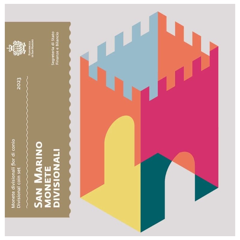 Euromince mince San Marino 2023 sada 8 mincí (BU)