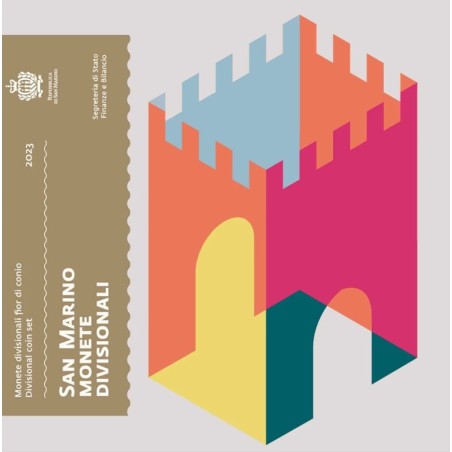 Euromince mince San Marino 2023 sada 8 mincí (BU)