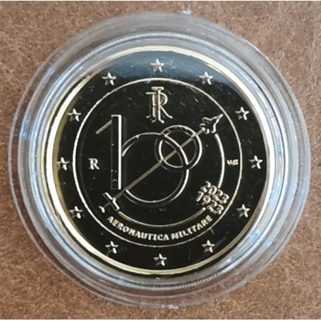 eurocoin eurocoins 2 Euro Italy 2023 - Italian Air Force (gold plat...