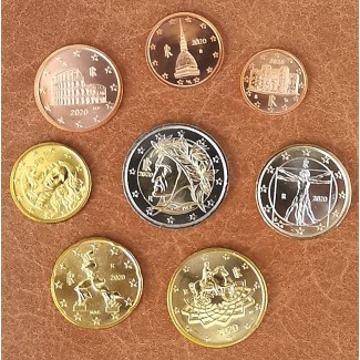 Euromince mince Taliansko 2020 sada 8 mincí (UNC)