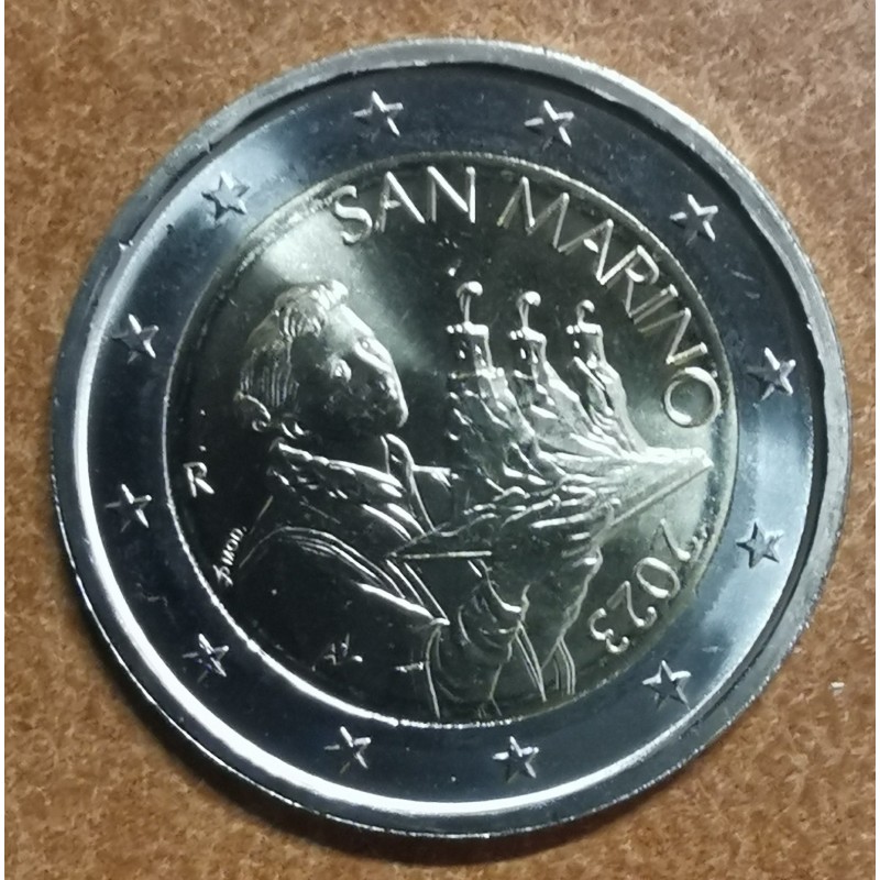 Euromince mince 2 Euro San Marino 2023 - Svätý Marinus (UNC)