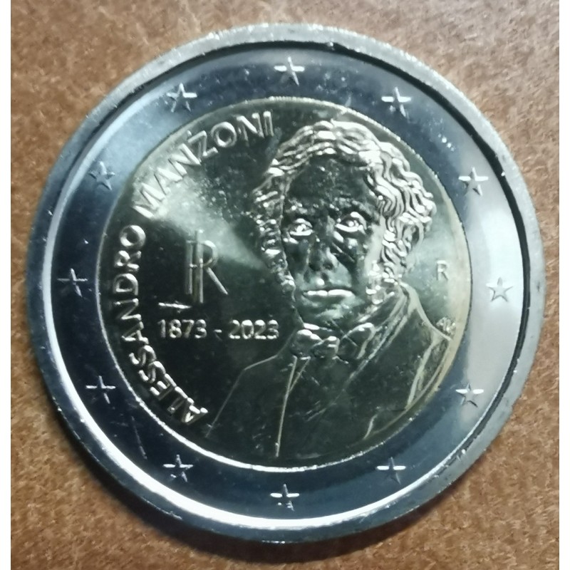 euroerme érme 2 Euro Olaszország 2023 - Alessandro Manzoni (UNC)