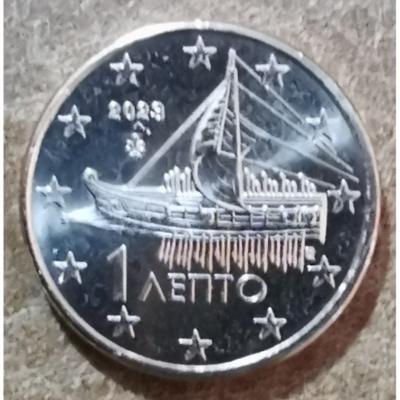 Euromince mince 1 cent Grécko 2023 (UNC)