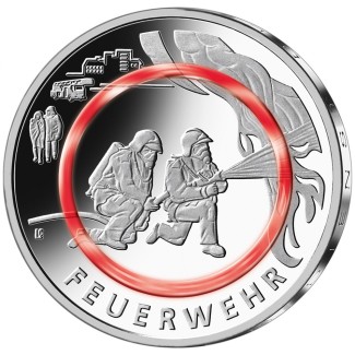 euroerme érme 10 Euro Németország 2023 \\"G\\" - Tűzoltók (UNC)