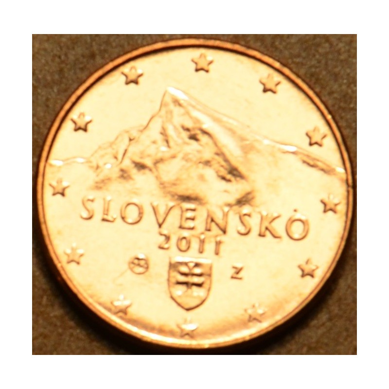 eurocoin eurocoins 1 cent Slovakia 2011 (UNC)